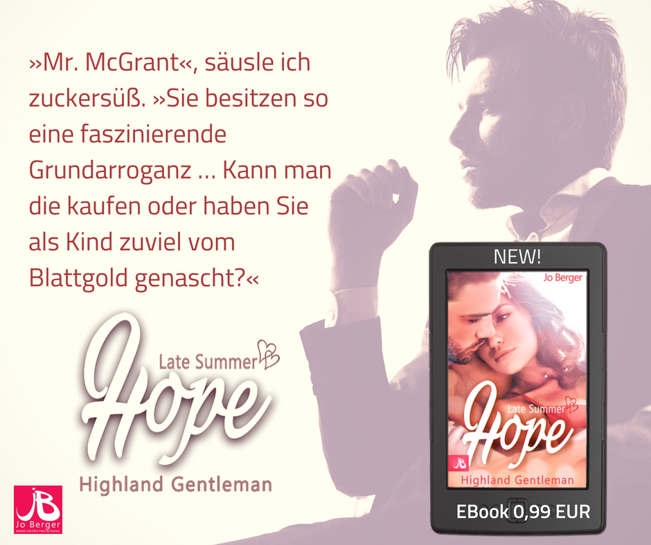 Liebesroman Late Summer Hope - Highland Gentleman - Jo berger